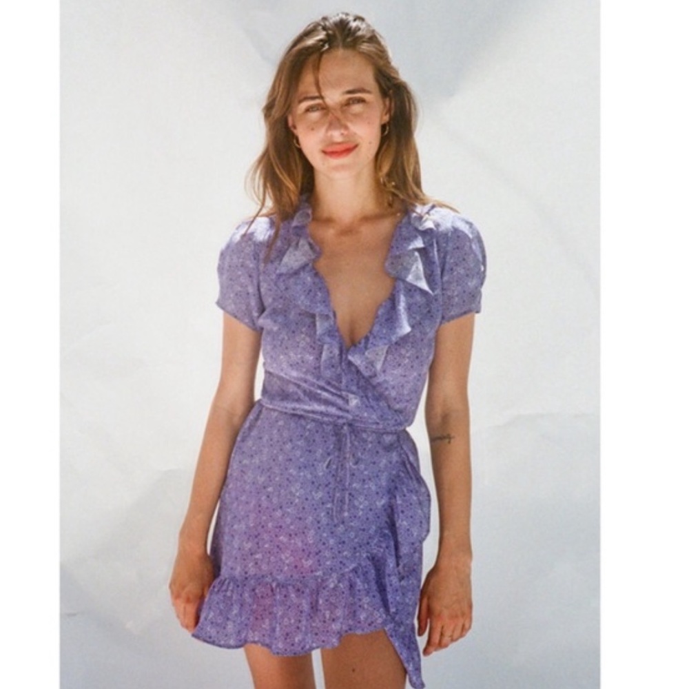 FINAL SALE Réalisation Par Valentina Dress in Purple Haze Size Small